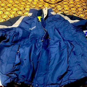 Columbia blue jacket size XL